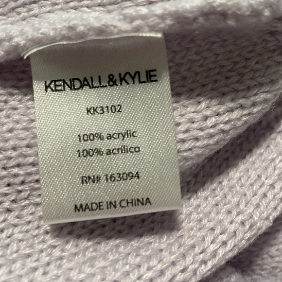 kendall & kylie cable cropped turtle neck sweater size large - Picture 6 of 9